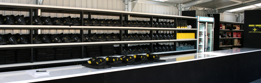 Paintball shops and base camps